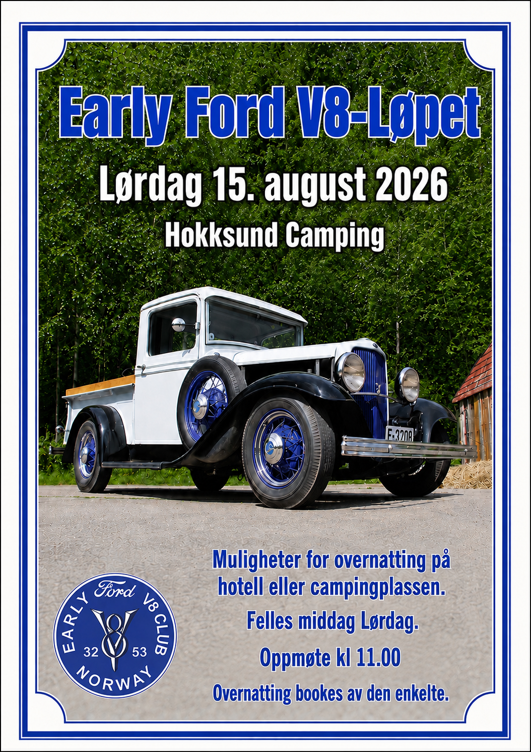 Artikkelbilde til artikkelen Early Ford V8 løpet 2026